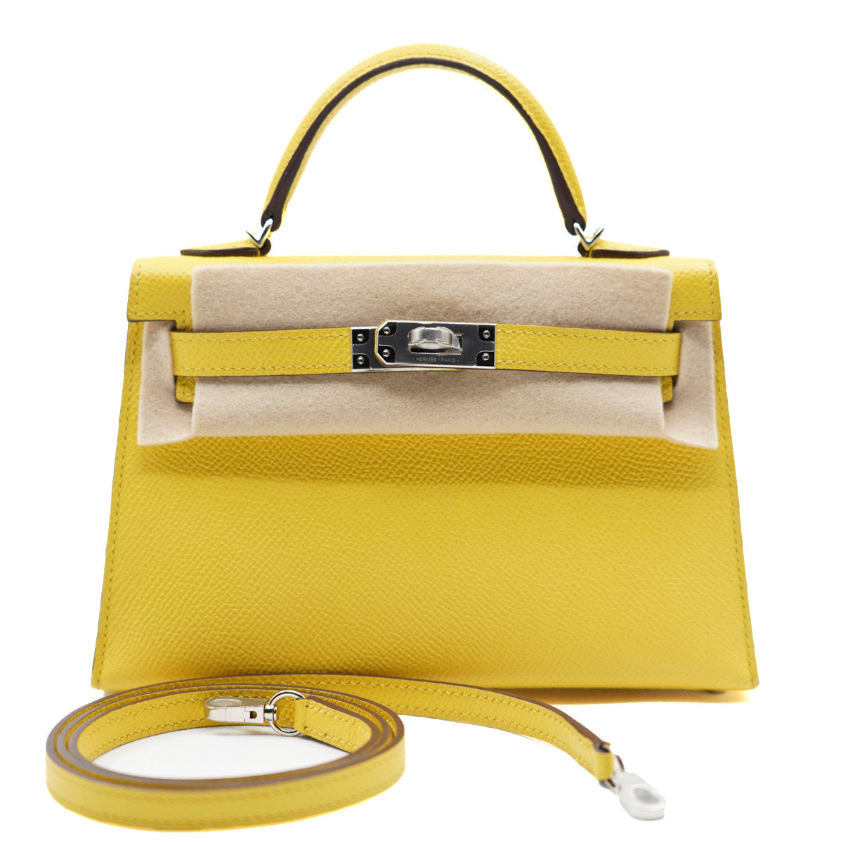 Hermès Mini Kelly/Lime/Epsom/PHW