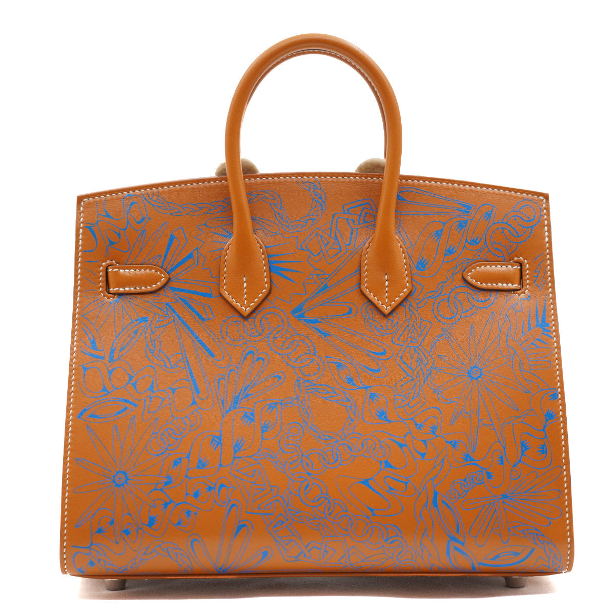 Hermès Birkin25 Natural Sable/Blue Butler/PHW
