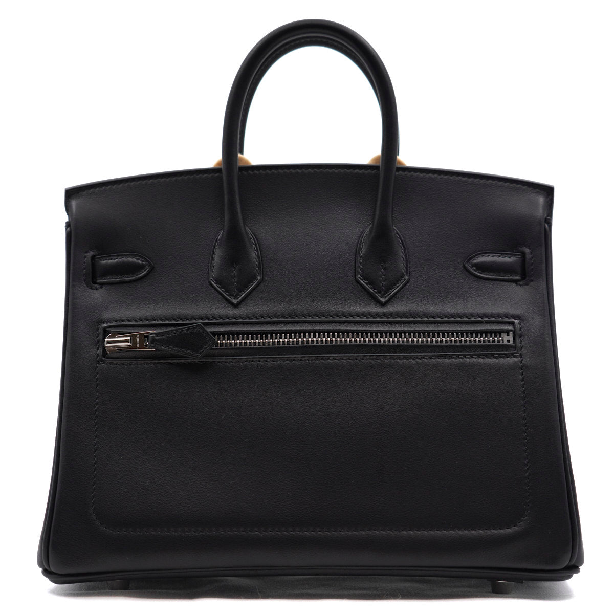 Hermès Birkin25 Rock/Black/ Veau Volupto/PHW
