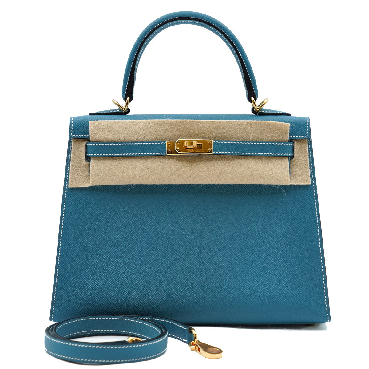 Hermès Kelly25 Bleu Jean/Epsom/GHW B-stamp 2024