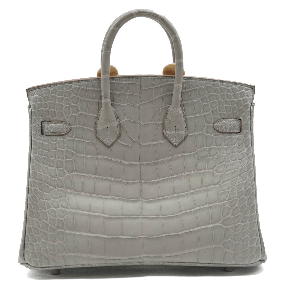 Hermès Birkin25 Gris Perle Matte /Alligator /PHW