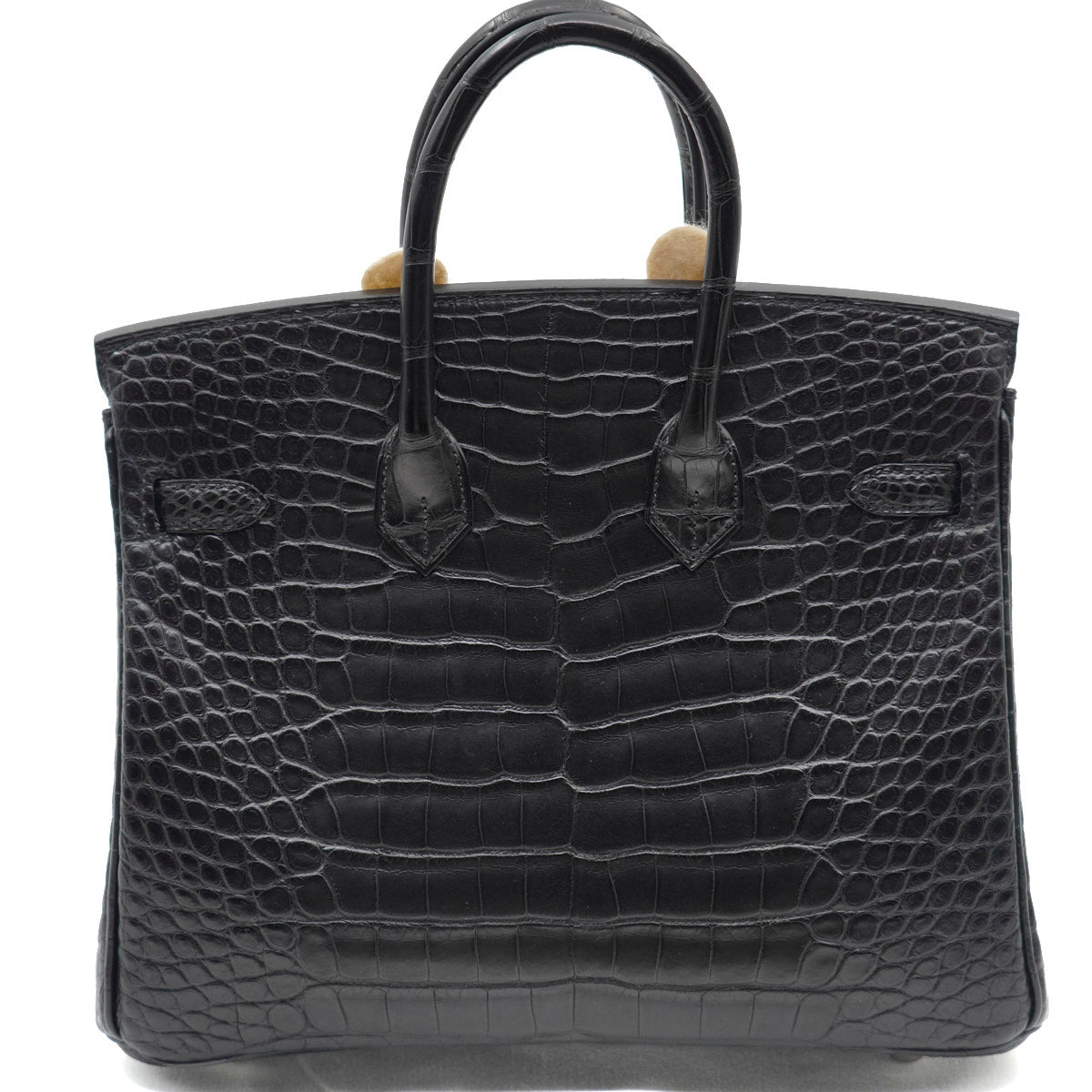 Hermès Birkin25 Black Matte Crocodile/PHW (Retourne)