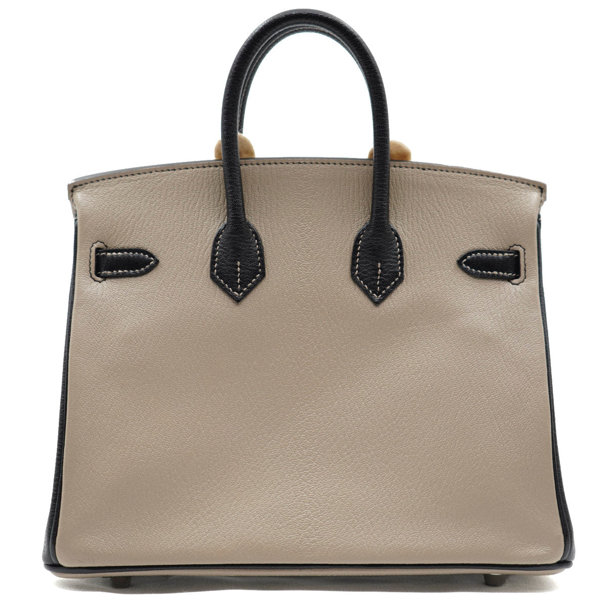 Hermès Birkin 25 Two tone/Gris Tourterelle/Black/Chevre/PHW