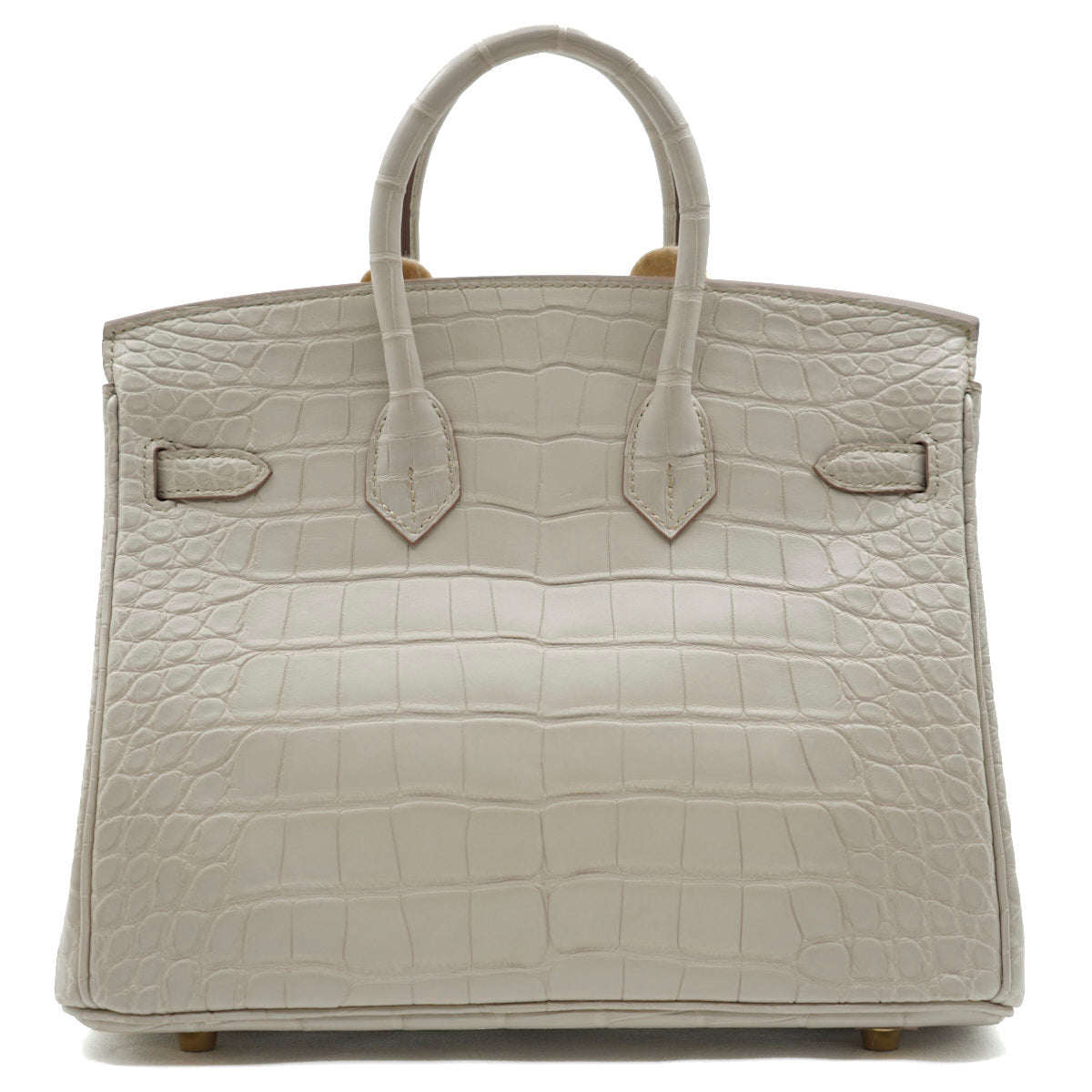 Hermès Birkin25 Beton (8L)/Porosus Crocodile/GHW