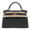 Hermès Mini Kelly Balck(89)/Epsom/PHW G-stamp 2026