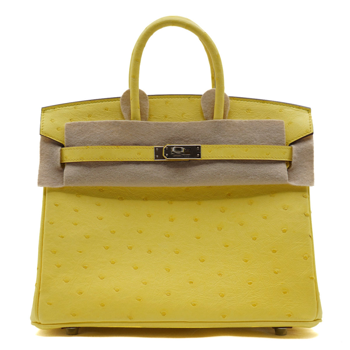 Hermès Birkin25 Juane Citron/Ostich/PHW