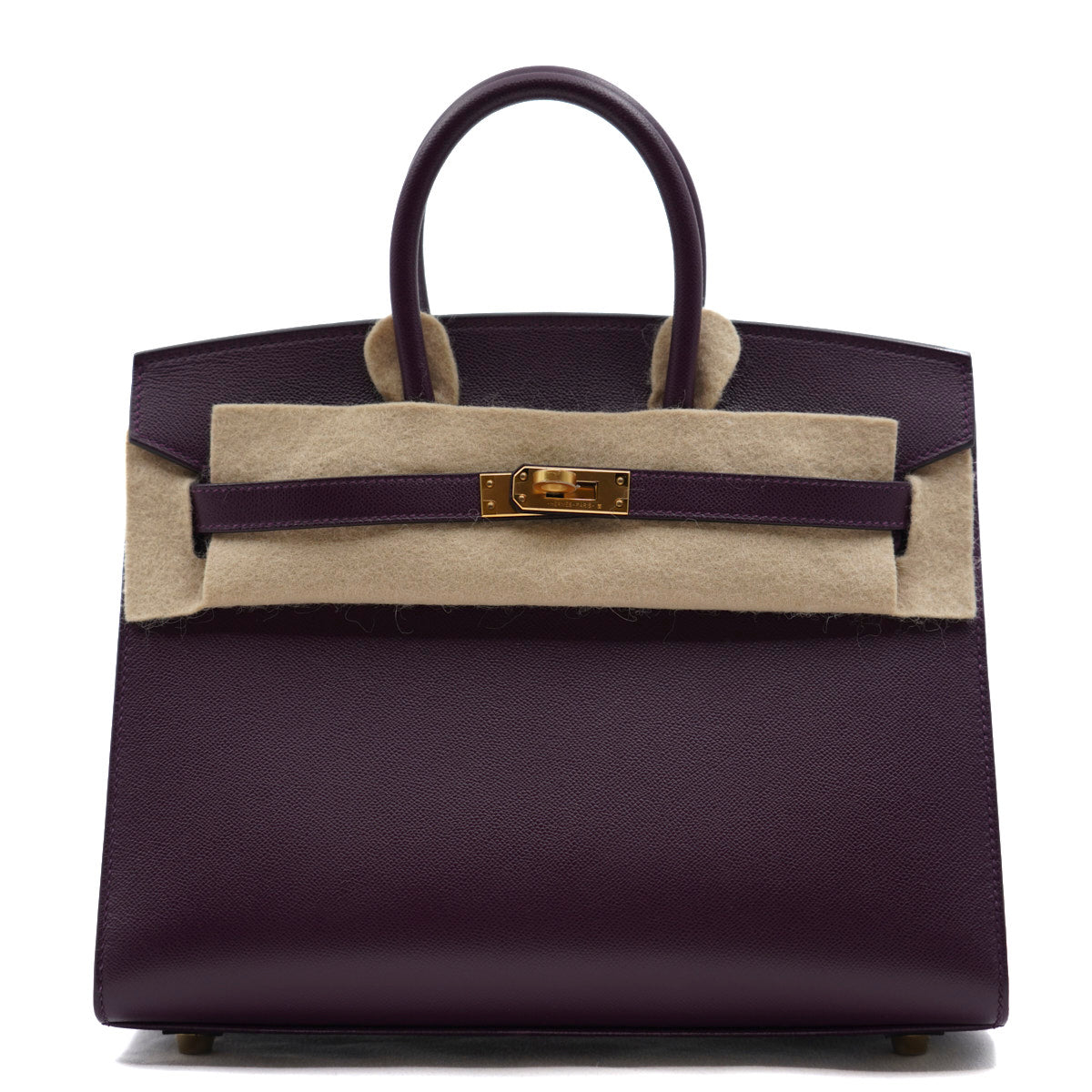 Hermès Birkin25 Cassis(Pourple)/ Veau Madame/ Gold Hardware