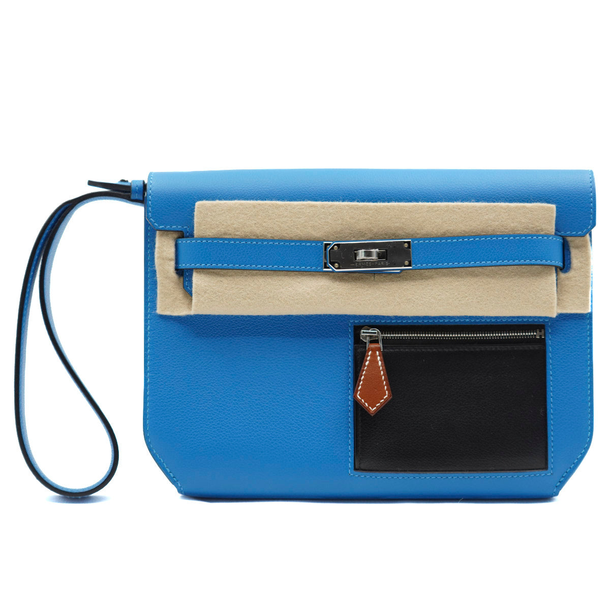 Hermès Kelly Dépêches Blue Hydra/Evercolor/PHW Z-stamp 2025