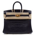 Hermès Birkin25  Blue Indigo/Matte Alligator/GHW Y-stamp 2020