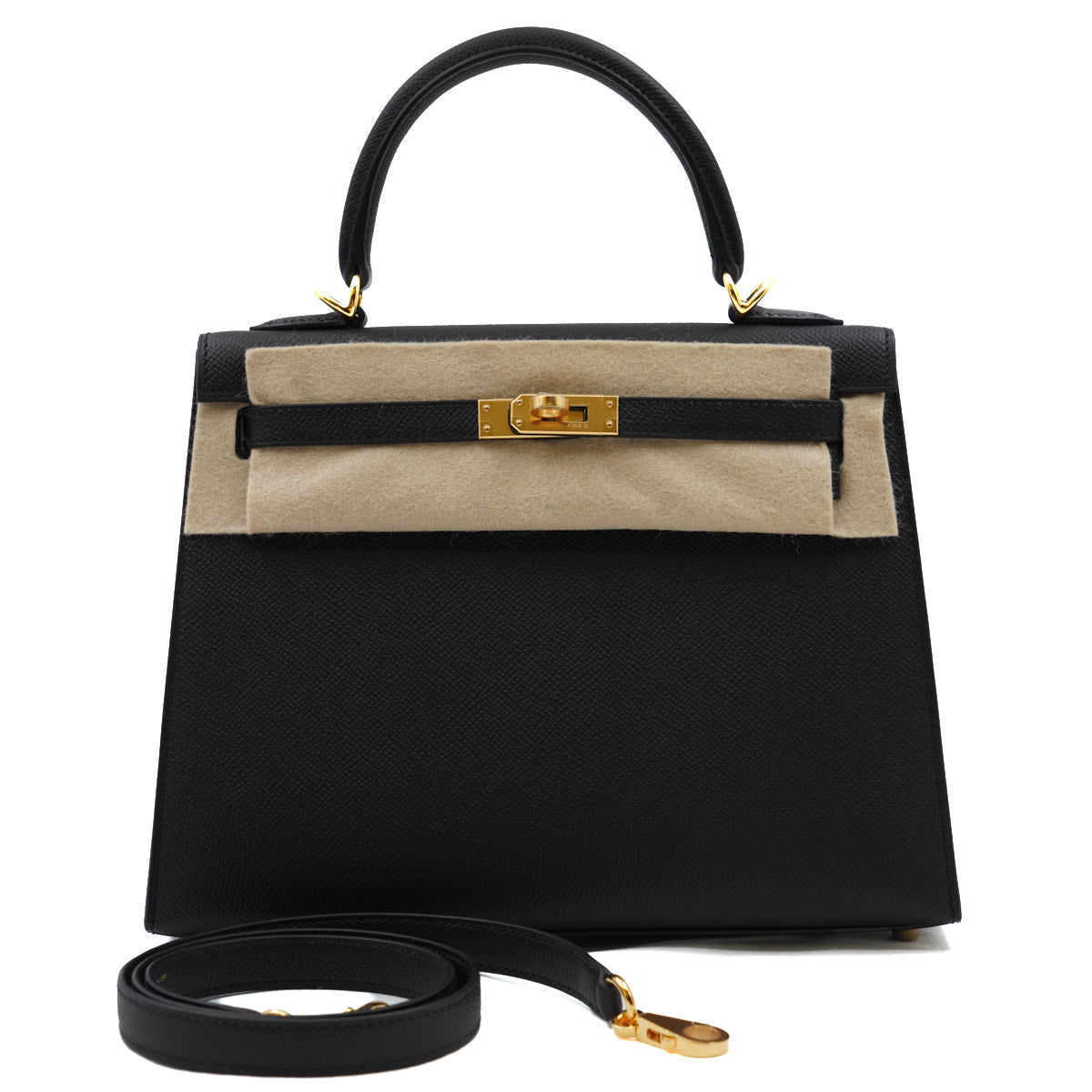 Hermès Kelly25 Black/Epsom/GHW G-stamp 2026