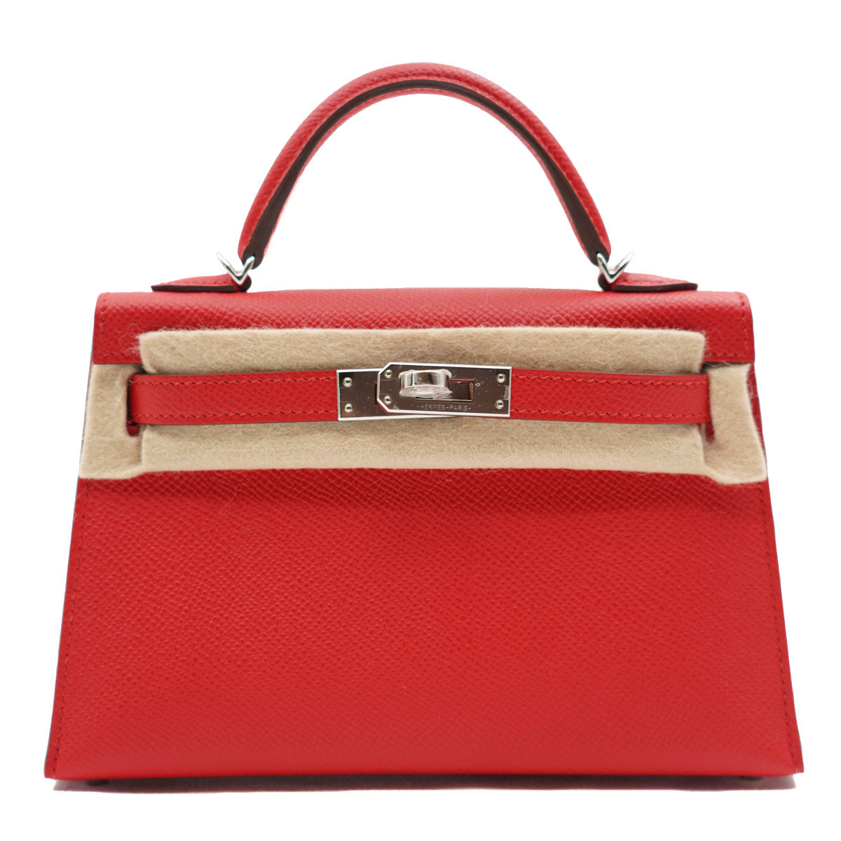 Hermès Mini Kelly Rouge Radieux/Epsom/PHW