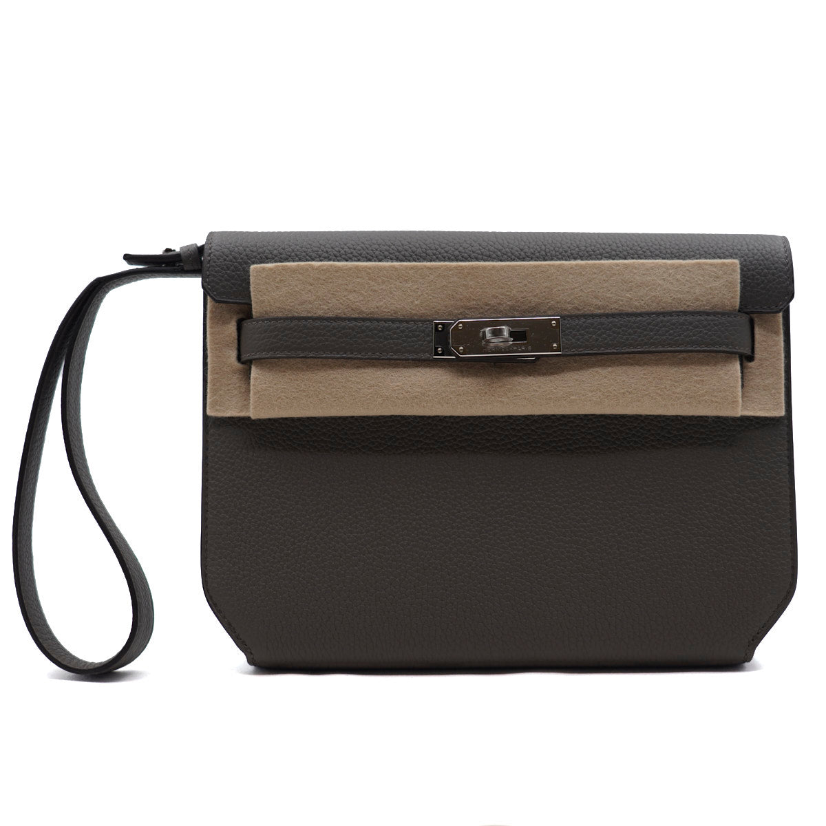 Hermès Kelly Depeches Gris Etain/Togo/PHW