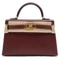 Hermès Mini Kelly Rouge H/Veau Madame/GHW K-stamp 2025