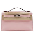 Hermès Kelly Pochette Rose Sakura/Swift Leather/PHW K-stamp 2025