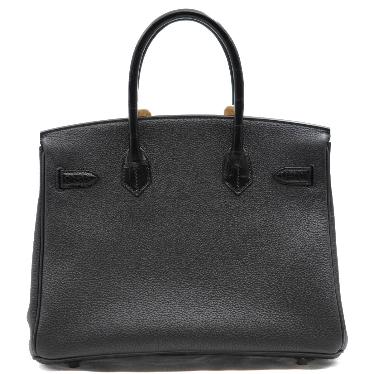 Hermès Birkin30 Black/ Togo Touch of Alligator/PHW W-stamp 2024
