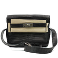 Hermès Kelly Messager Black/Crocodile/PHW K-stamp 2025