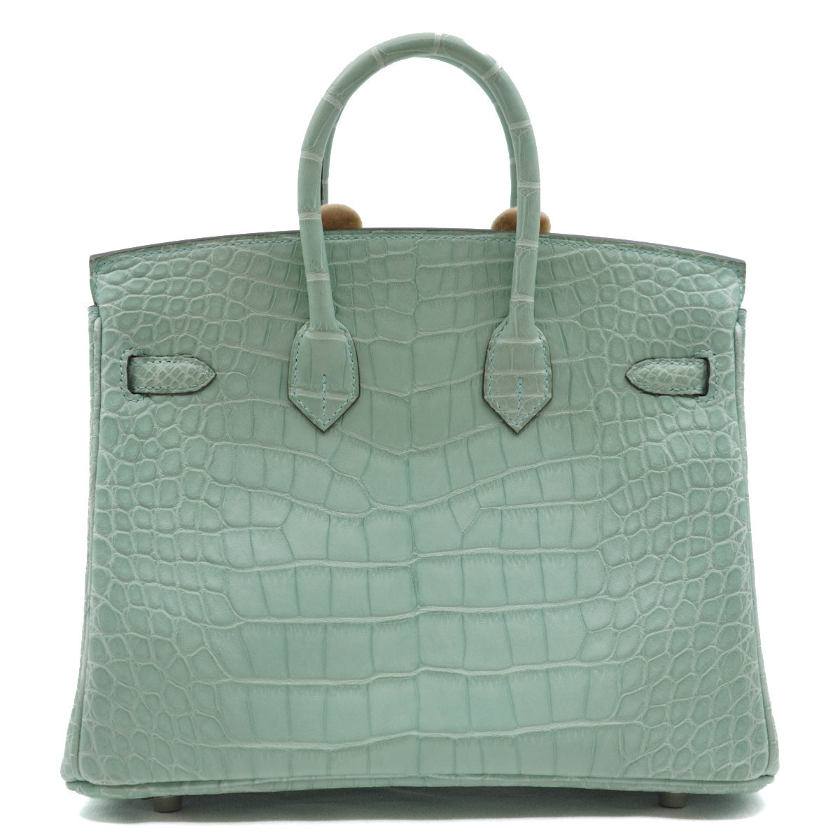 Hermès Birkin25 Vert D'Eau/Matte Alli/PHW