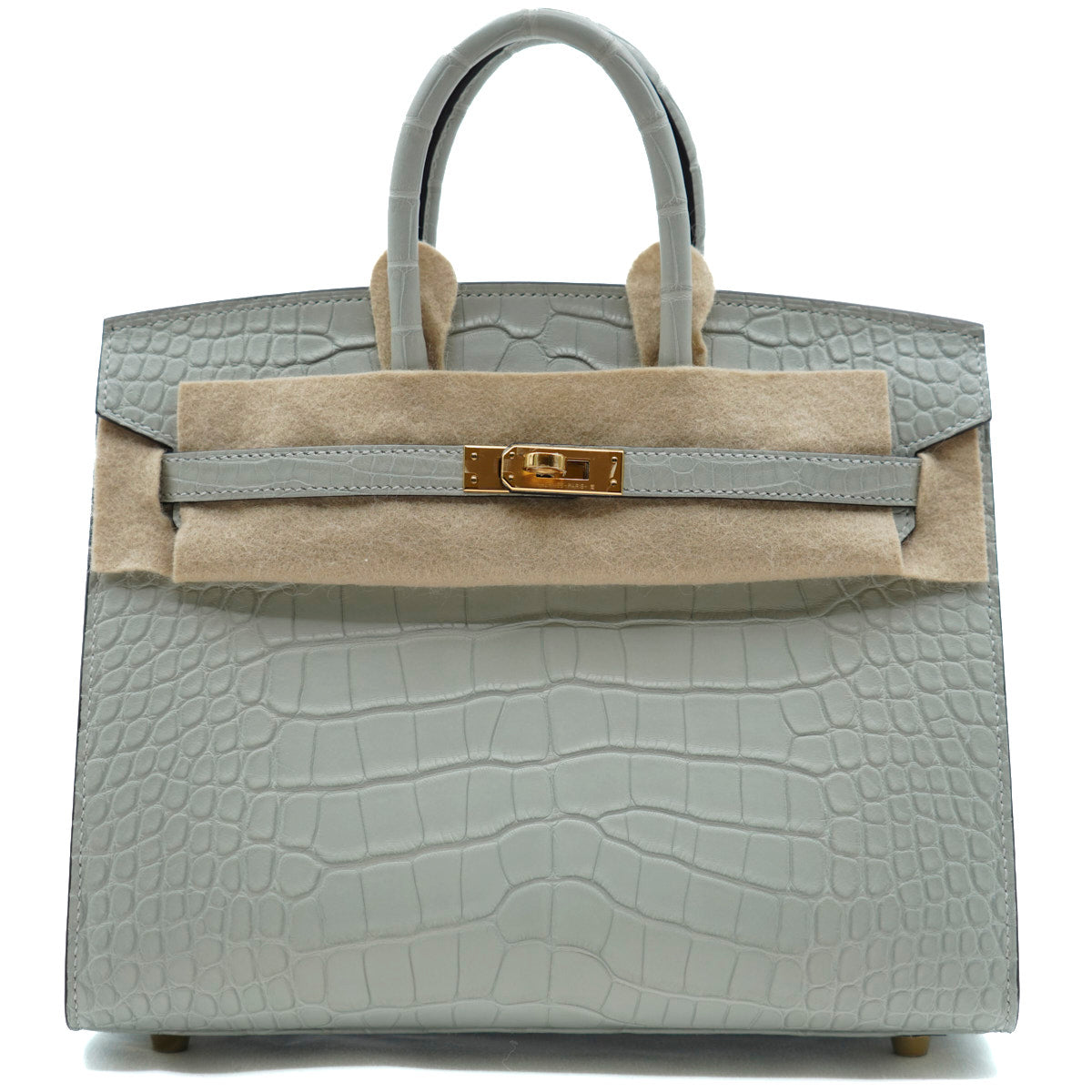 Hermès Birkin25 Gris Neve/Alligator/GHW