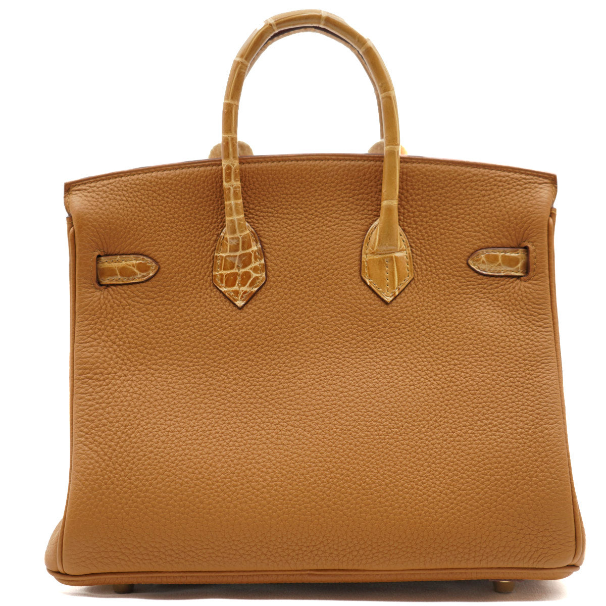 Hermès Birkin25 Caramel/Togo/Touch of Alligator/GHW