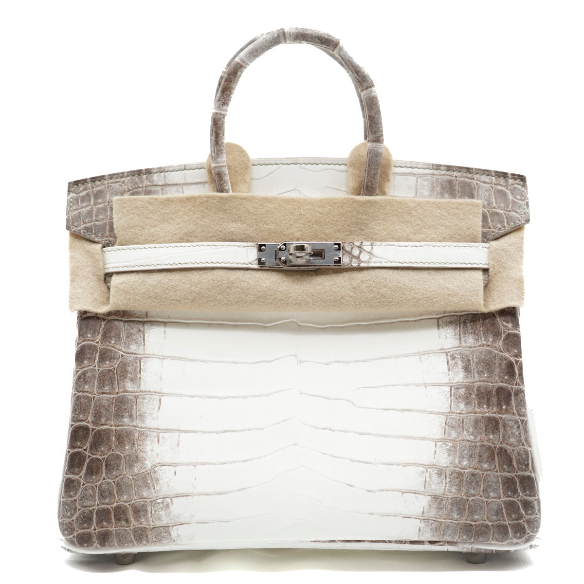 Hermès Birkin25 Himalaya/Niloticus Crocodile/PHW