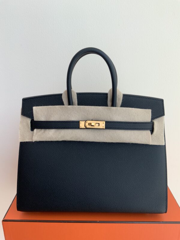 Birkin 25 Noir/Epsom/Gold Hardware