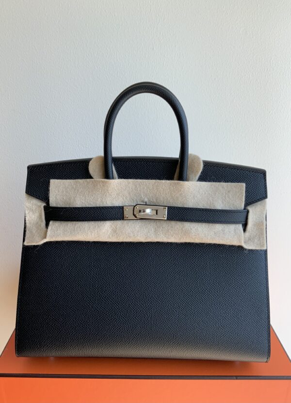 Birkin 25 Black/Epsom/Palladium